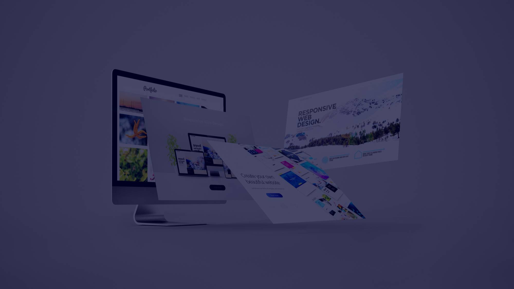 Website Design Service concept