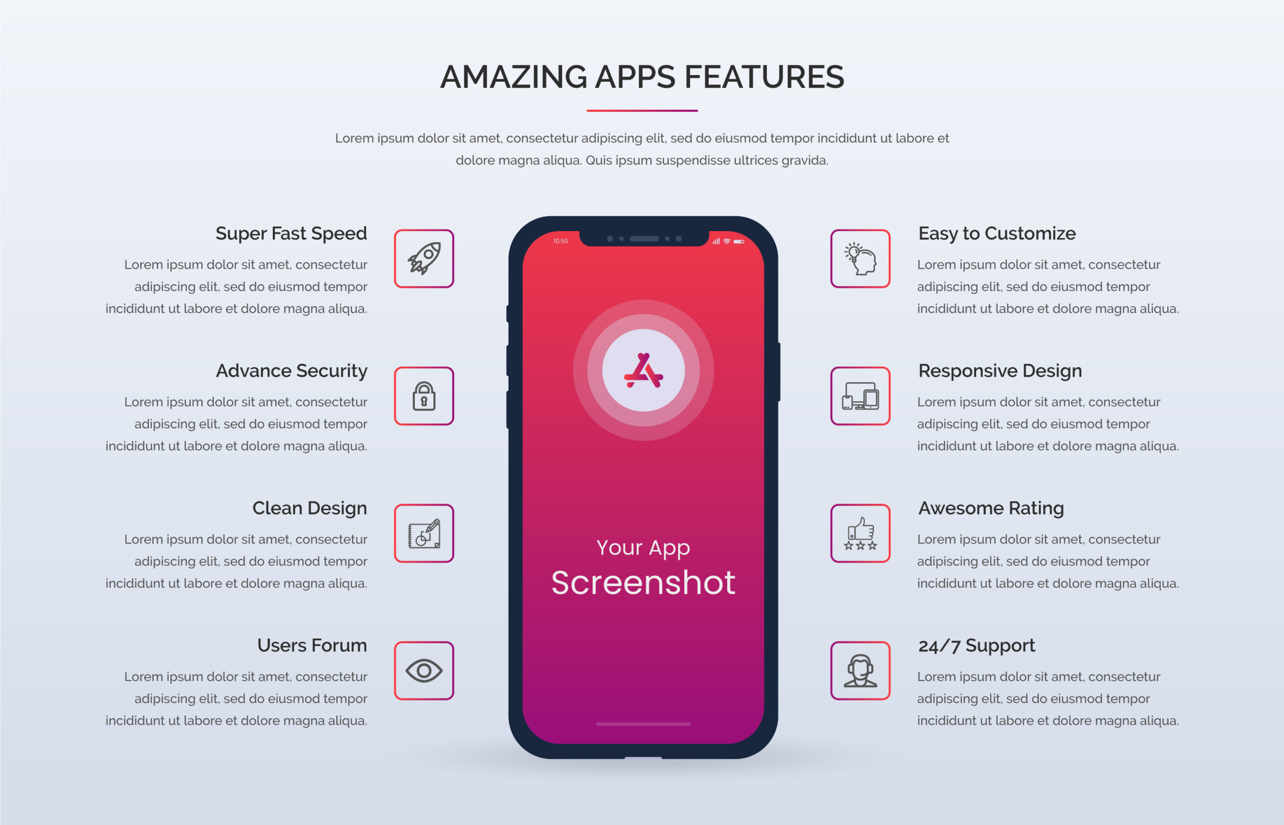 mobile app design features